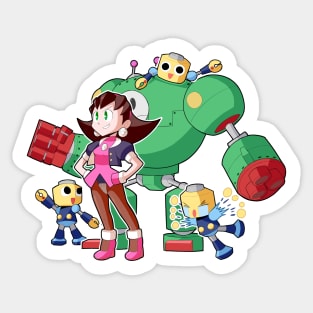 Tron Bonne And Her Bots Sticker